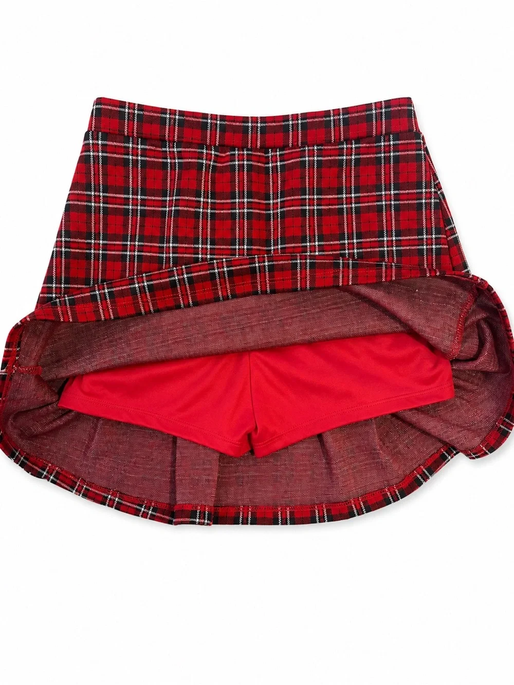 Jumping Beans Girls Plaid Skorts Lot of 2 Size 8 Built In Shorts NWOT
